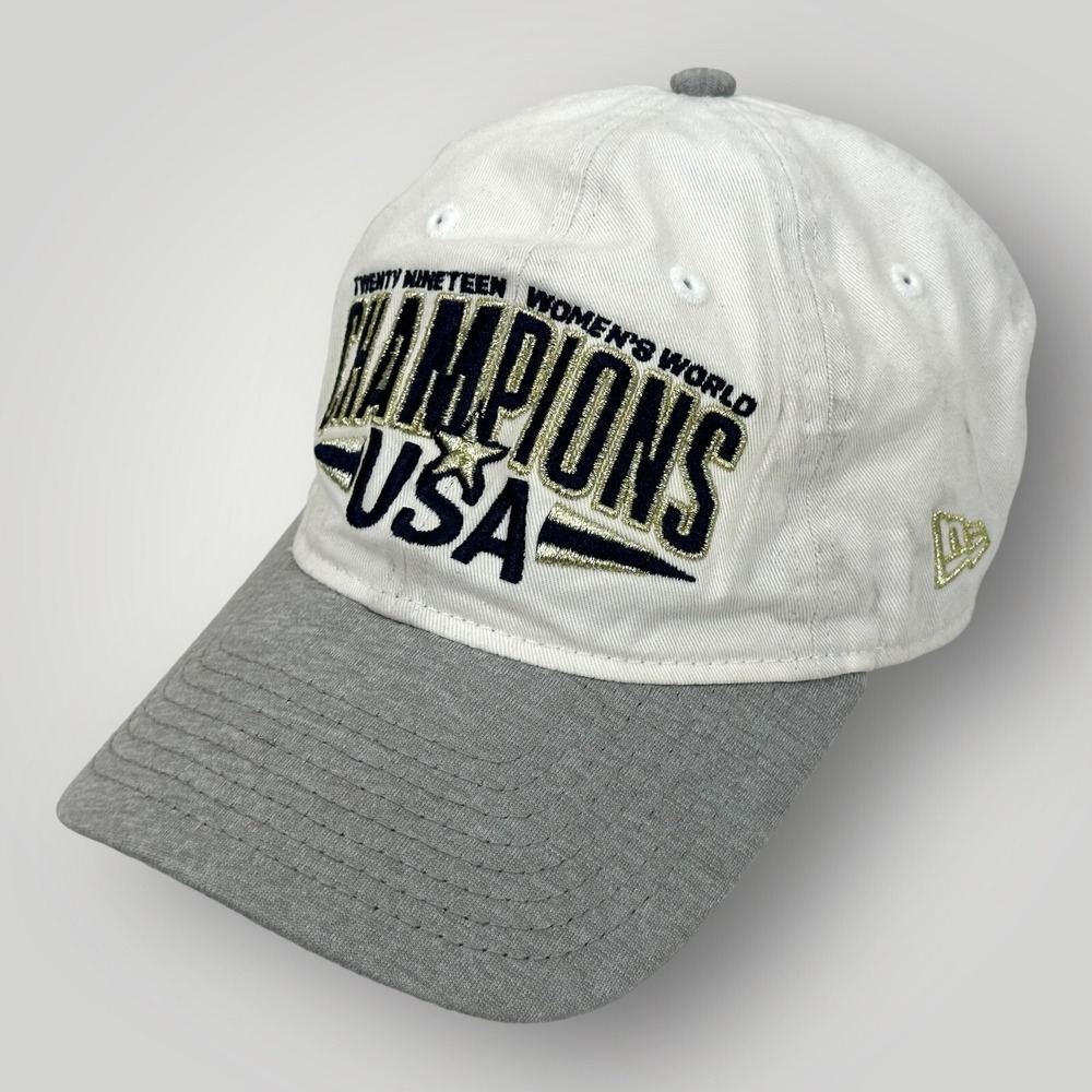 2019 USA Womens World Cup Championship Hat New Era White‎ Soccer One Size Cap